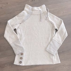 Prana Wool Blend Funnel Sweater